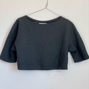 Anne Fontaine Charcoal Grey Top Size 42